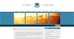 Desktop Screenshot of laconsularcorps.com